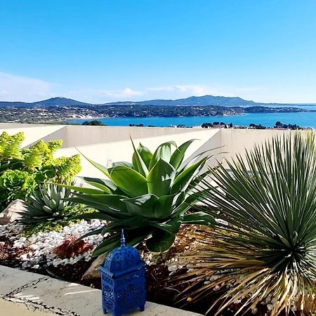 Vue Mer Panoramique - Grande Terrasse Et Piscine 邦多勒 外观 照片