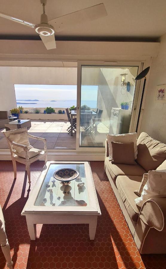 Vue Mer Panoramique - Grande Terrasse Et Piscine 邦多勒 外观 照片